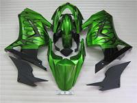 ชุดแฟริ่งสำหรับคาวาซากิ Zx250r 08-14X250 2008 2010 2011นินจา250R สีดำชุดแฟริ่งรถจักรยานยนต์