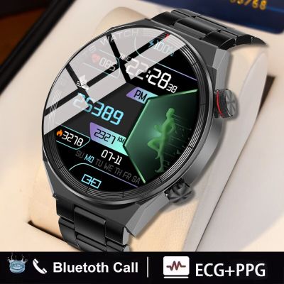 ZZOOI 2023 New Business Men Smart Watch Sports AMOLED 454*454 Screen NFC Access Control Smartwatch Bluetooth Call Clock 30M Waterproof