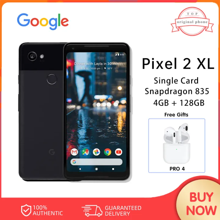 【US Version】For Google Pixel 2 XL 4G LTE Mobile Phone 6.0 4GB RAM 128GB ...