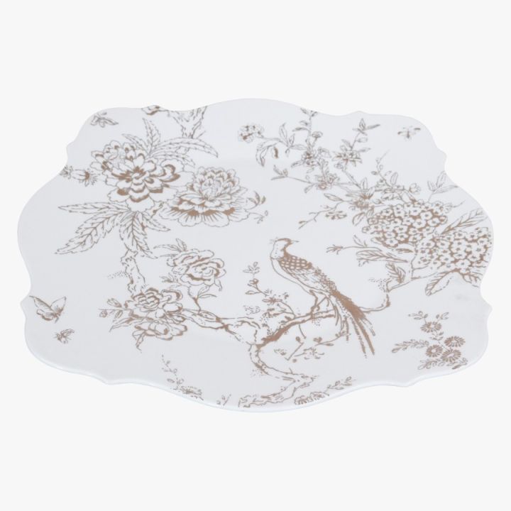 Jasper Conran Baroque Platinum New - Square Platter / Charger 33cm Gift ...