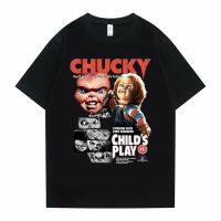 Chucky ใหม่คุณจะหวังว่ามันเป็นจะทำให้เสื้อยืดคอกลมแขนลำลองขาสั้นคอกลมพิมพ์ลายแฟชั่นคอตตอน100% ฤดูร้อนเสื้อยืดคอกลมพิมพ์ลายตลก