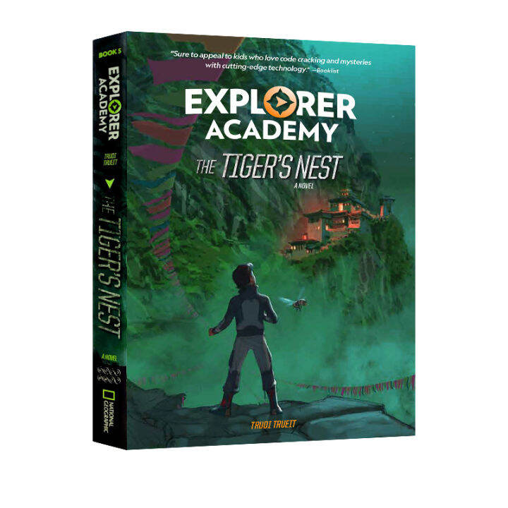 english-original-explorer-academy-the-tiger-s-nest-book-5-adventure-college-series-youth-bridge-chapter-novel-books-primary-and-secondary-school-english-extracurricular-reading-english-level-improveme