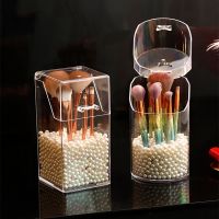 【YD】 Makeup Holder Transparent Desktop Storage Organizer for Eyebrow