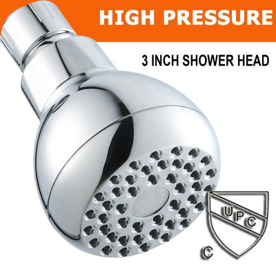 Top Spray Shower Head Chuveiros Water saving ABS Shower Head Chrome Plated T Detachable Top Gush Sprinkle Small Size Showerheads