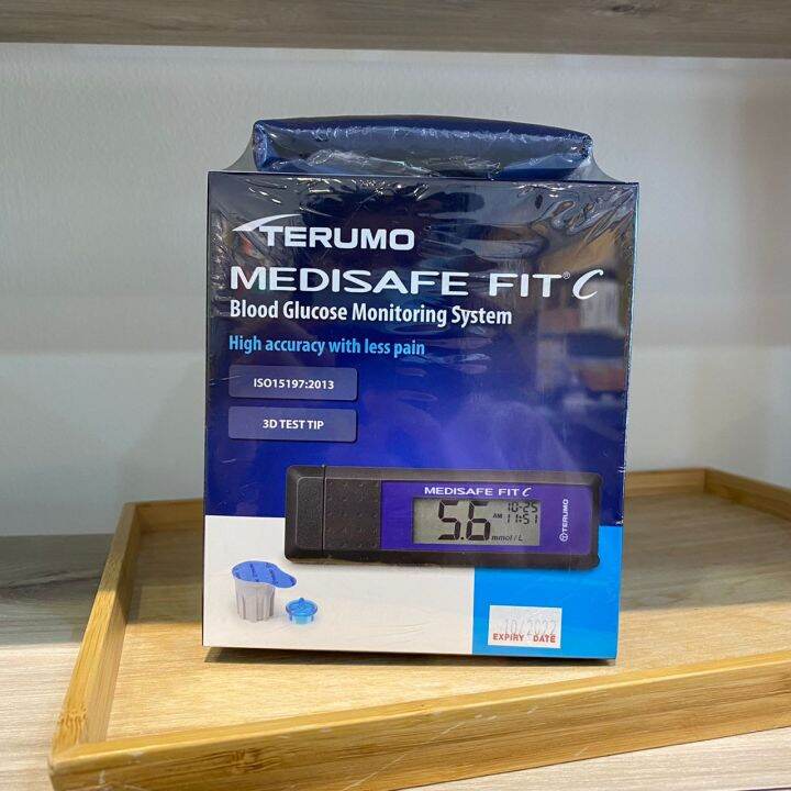 TERUMO MEDISAFE FIT C BLOOD GLUCOSE (1 set) MONITOR WITH FREE 30 PCS