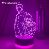 Toradora Led Light for Room Decoration Manga Night Light Birthday Gift Kids Bedroom Decor Table 3d Lamp Anime TIGER DRAGON