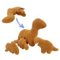 Dino Pillow Cute Toy Dino Doll Soft 4PCS Stuffed Animal Play Toys Dino Plush Toy For Dinosaur Theme Party Decoration Christmas Holiday Birthday Gifts for Kids serviceable