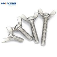 1-5pcs Wing bolts butterfly screw 304 stainless steel M3 M4 M5 M6 M8 M10 wing head thumb screws DIN316 Nails Screws Fasteners