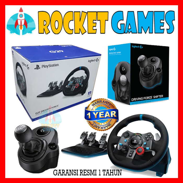 Logitech Driving Force G29 Racing Wheel for PS5, PS4, PS3 and PC +