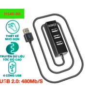 HUB Chuyển Đổi Chia Cổng USB - Mở Rộng 4 Cổng USB 3.0- Dây Nối Dài 80cm