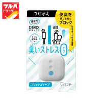 Shoshu Riki DEOX for Toilet 6ml. Refill Fresh Soap / โชชูริกิ ดีอ็อคซ์ สำหรับห้องน้ำ 6มล.รีฟีล เฟรชโซป (สีฟ้า)