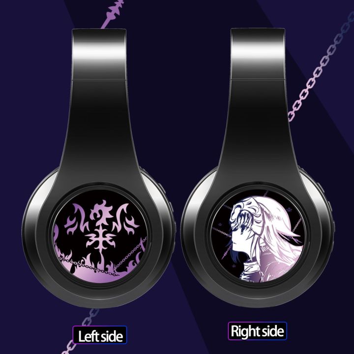 popuplar-anime-cosplay-all-black-headset-fategrand-order-fgo-jeanne-darc-over-head-game-bluetooth-headphone-earphone-gift