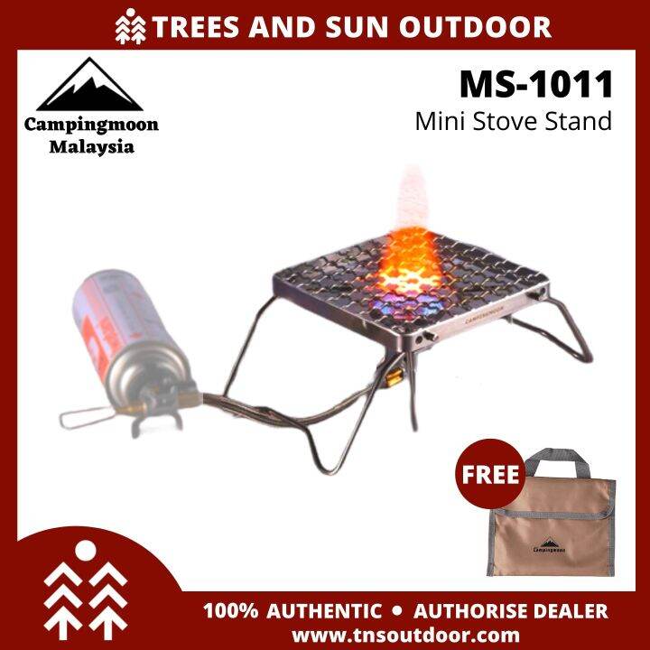 Campingmoon MS1011 Stainless Mini Grill Stand Folding Camping Stove
