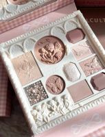 Cheerflor Amusement Angel Embossed Blush Highlight Integrated Eye Shadow Pallete Milk Tea Color