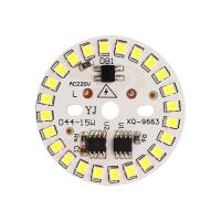 HUJIA โคมไฟติดกลางแจ้งขนาดเล็ก DIY แถบไฟ LED 7นิ้วชิปแสงถั่วไฟ LED SMD2835หลอดไฟ LED