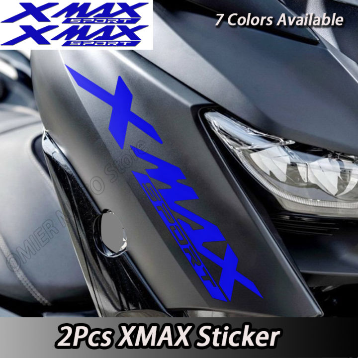 รถจักรยานยนต์-scooter-สติ๊กเกอร์-xmax-สติ๊กเกอร์สะท้อนแสงด้านหน้ากันน้ำ-ยามาฮ่า-xmax-อะไหล่-125-150-250-300-400-xmax-400