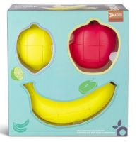 Creative Fruit Apple Banana Lemon Magic Cube Professional Speed Puzzle Anti-stress Educational Cubes Toys Brain Teasers