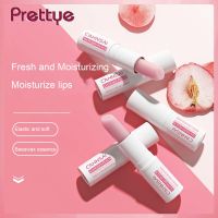 Prettye ลิปสติกดูแลริมฝีปากลบริ้วรอยและเพิ่มความกระจ่างใสลิปบาล์มรสผลไม้ธรรมชาติช่วยให้ริมฝีปากไม่แห้งกร้านผิวทำให้ริมฝีปากดูลิปลิปกลอส