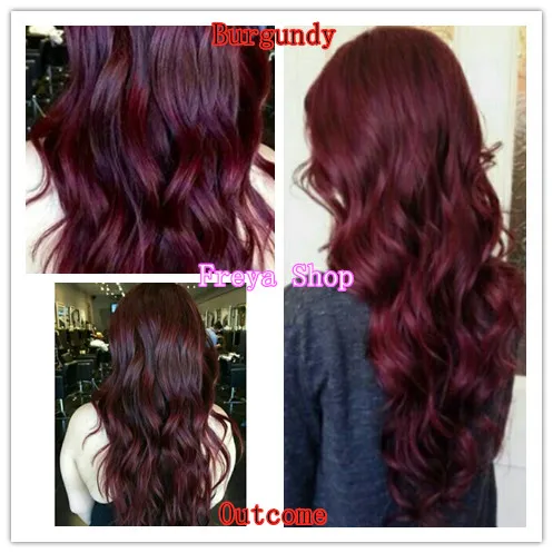 Burgundy Hair Color with Oxidant ( 8.45 Bremod Permanent Hair Color ...