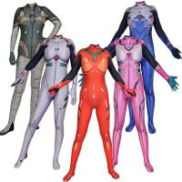 อะนิเมะ Asuka Asuka Langley Soryu Mari Re Reai คอสเพลย์เครื่องแต่งกาย Asuka ทดสอบ Jumpsuits Zentai ชุดฮาโลวีนบอดี้สูทผู้ใหญ่