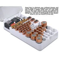 The Battery Organizer Storage Case, Holds 93 Batteries Various Sizes