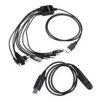 2 Pcs USB Programming Cable for Walkie Talkie for Motorola, A &amp; B