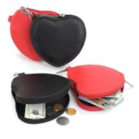 WENTIL กระเป๋าสตางค์รูปหัวใจถุงเก็บกระเป๋าถือกระเป๋าเงินผู้หญิงซองใส่บัตรกระเป๋าใส่เงินของผู้หญิง Dompet Koin กระเป๋าสตางค์แบบมีซิป