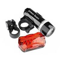 ✺✁☂ Bike Front Rear Light Set LED Headlight Flashlight Taillight Set Night Cycling Bicycle Lamp Kit 5 LED Light Beads 7 Modes