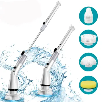 Electric Spin Scrubber, Cordless Bath Tub Power Scrubber 7in1, Deep Cleaning,  Dual Speed Adjustable, Shower Cleaning Brush Household Tools for Bathroom &  Tile Floor 