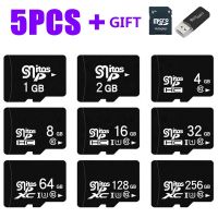 5PCS SD Card Class10 128 / 256GB / 512GB ตามสั่ง SD Memoria 32GB 64GB 16G Micro TF Flash Card 8G 4GB 2GB 1GB การ์ดหน่วยความจําสําหรับแท็บเล็ตพีซี