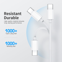 65วัตต์ USB C เพื่อ USB Type C เคเบิ้ลชาร์จอย่างรวดเร็ว5A สายไฟสำหรับ Xiaomi POCO X3 M3ซัมซุงหัวเว่ย USBC PD USB-C Type-C สายศัพท์มือถือ