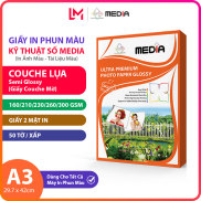 Media Inkjet Color Paper, A3 Semi Glossy Paper