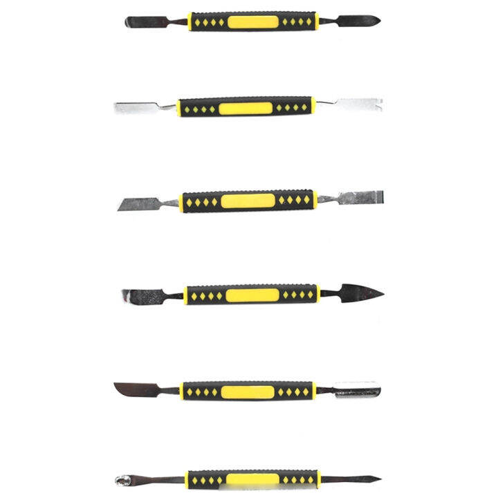ชุดปลายคู่-djrgs-แบบพกพาการซ่อมแซมเครื่องใช้ไฟฟ้าสำหรับแท็บเล็ตโทรได้เครื่องมือแต่งเล็บเปิดโลหะชุดเครื่องมือซ่อมแซมการตั้งค่า-spudger