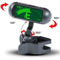 【CW】 Professional Violin Tuner Portable Digital Electronic Tuner Mini Electronic Screen Display Clip-on Tuner For Violin Viola Cello