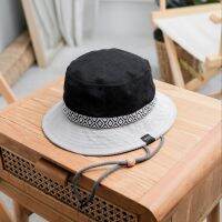 G112 Black&amp;White หมวกบักเก็ต ผ้าลูกฟูก งาน Handmade by Goahat