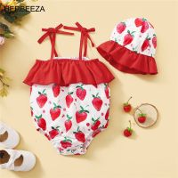 （flowerlove fashionable）สตรอเบอร์รี่ Baju Bayi Perempuan เสื้อเด็กทั้งชุดเด็ก,สตรอเบอร์รี่ฤดูร้อนสำหรับเด็กแรกเกิด-Aliexpress