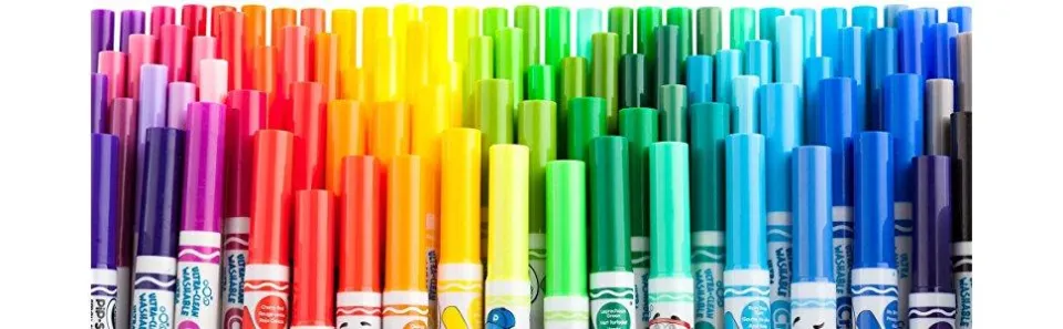 Crayola Super Tips Washable Markers, 100 Count