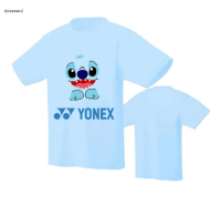 Yonex เสื้อยืดเล่นปิงปองใหม่2023พิมพ์ลายการ์ตูนดูดซับเหงื่อระบายอากาศแห้งเร็วสำหรับผู้ชายและผู้หญิงสำหรับฝึกซ้อมบาสเกตบอลวิ่งกลางแจ้งฤดูร้อน