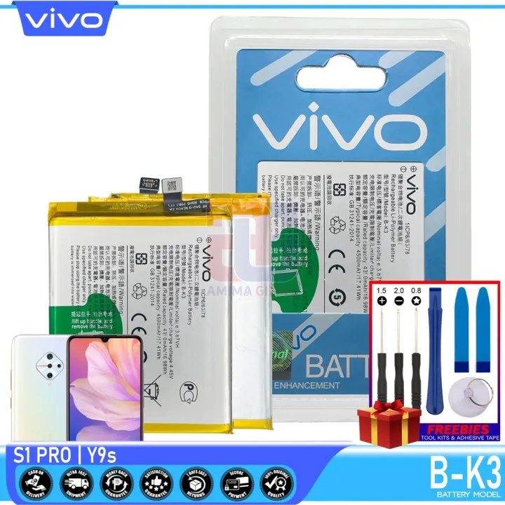 Battery For Vivo S1 Pro Model B-K3 Original Quality And Capacity ...