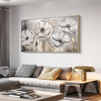 Barocco Hand Painted Abstract Flower Art Oil Painting On Canvas Thick Oil Wall Art Painting Decor For Live Room Home Decor Gift