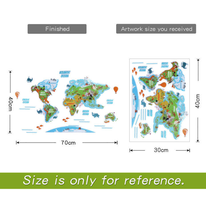sale-nancarenko1977-3d-สามมิติแผนที่โลกสติ๊กเกอร์ติดผนังห้องเด็กเด็กเด็กสติ๊กเกอร์ติดผนังตกแต่งบ้านห้องนั่งเล่นตกแต่ง