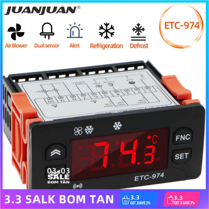 ETC974 Digital Led Temperature Controller Thermostats