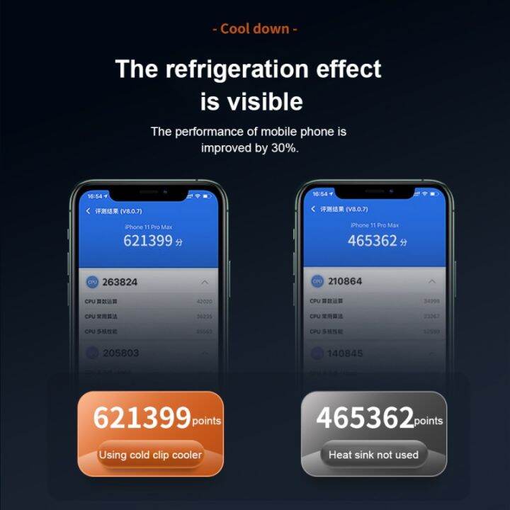 พัดลมระบายความร้อนโทรศัพท์มือถือแบบพกพากระจายความร้อน-x13เรดิเอเตอร์ระบายความร้อนโทรศัพท์การระบายความร้อนกระจายอุณหภูมิสำหรับเกมมือถือ