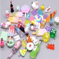 Lollipop  Cocktail  Conch  Rainbow Bear  Dice  Perfume Pendants Crafts DIY Making Findings Handmade Jewelry for Earring Necklace DIY accessories and o