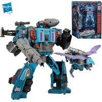 Hasbro หม้อแปลงไฟฟ้ารุ่นสงครามสำหรับ Cybertron Earthrise Leader WFC-E23 Doubledealer Triple Changer 18CM เก็บ E8205ของเล่น