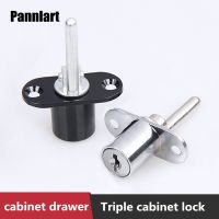 Pannlart Desk Cabinet LocksThree Drawer Interlock Drawer Lock Short Core File Furniture Cabinet Lock Triple drawer lock