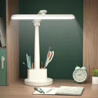 ไฟอ่านหนังสือ LED สำหรับการเรียนของนักเรียนโคมไฟตั้งโต๊ะการบรรจุและเสียบปลั๊กอเนกประสงค์โต๊ะพับและหมุนได้ Substituton65rthr7eherh ไฟข้างเตียง
