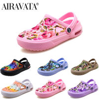 Airavata Mens Womens Sandals Clogs Hole Beach Outdoor Slippers Camouflage Summer Casual Garden Light Shoes Flip Flops Uni