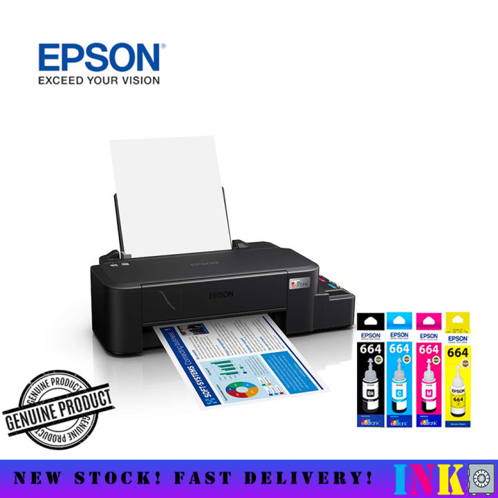 Epson L121 Ink Tank Ecotank Single Function Continuous Ink Printer With Free Ink Lazada Ph 9968