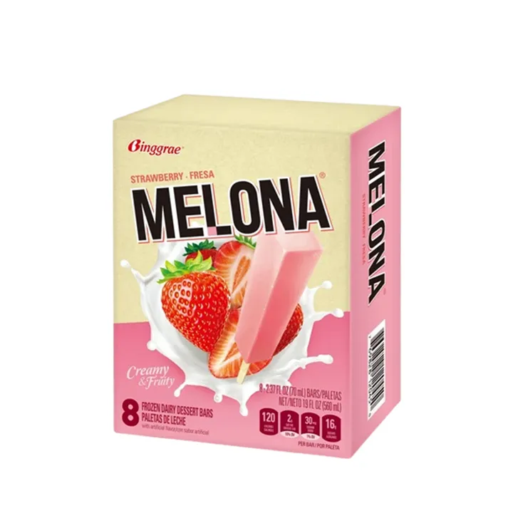 Binggrae Melona Strawberry Flavor 70mL 8 pack Lazada PH